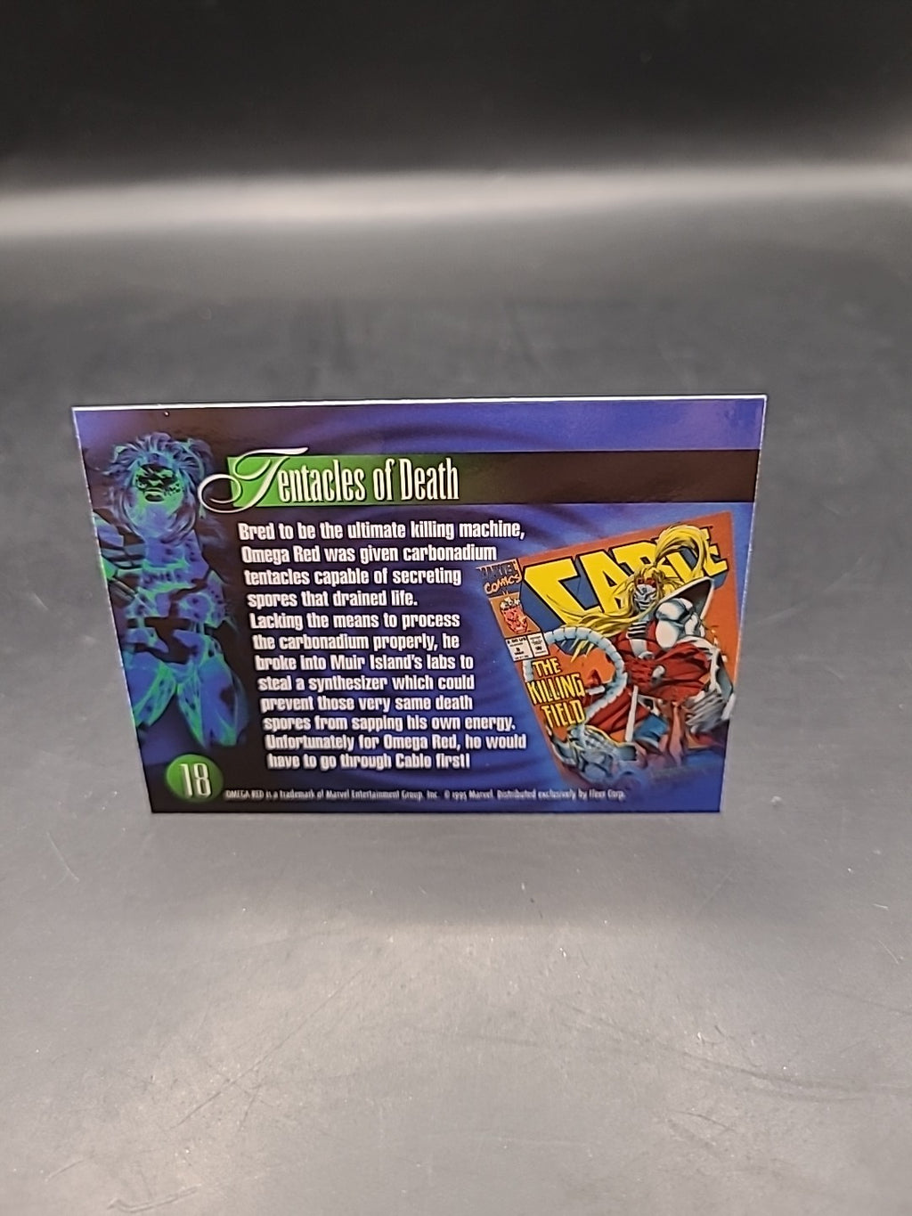 1995 Flair Marvel Annual Card 8 OMEGA RED
