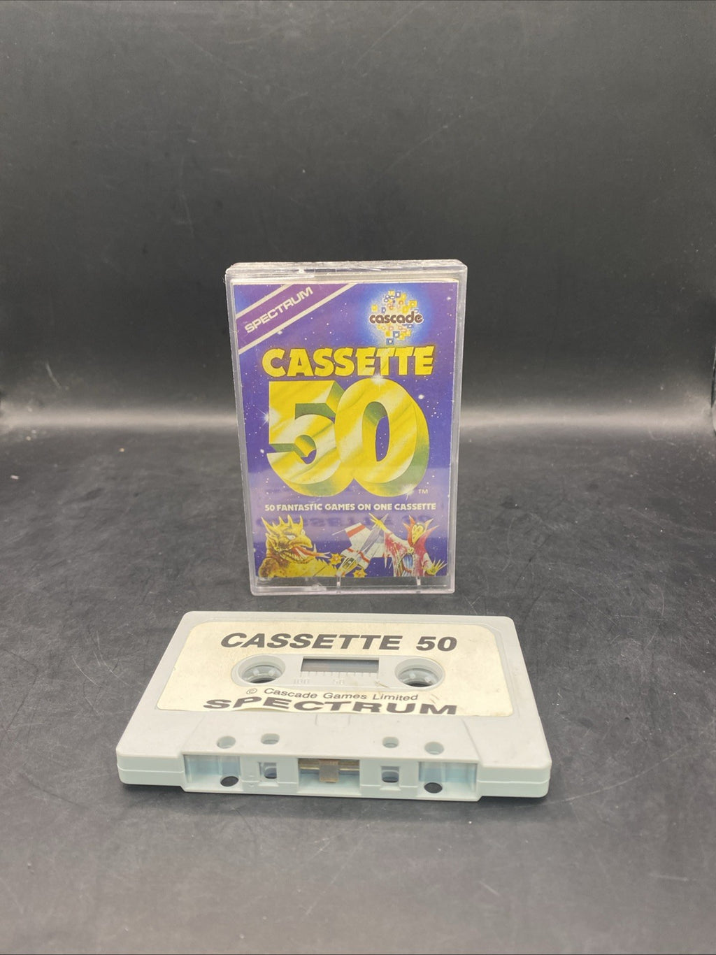 ZX SPECTRUM Vintage Game CASSETTE 50  ©1983 Cascade Games 1980s Computer Retro