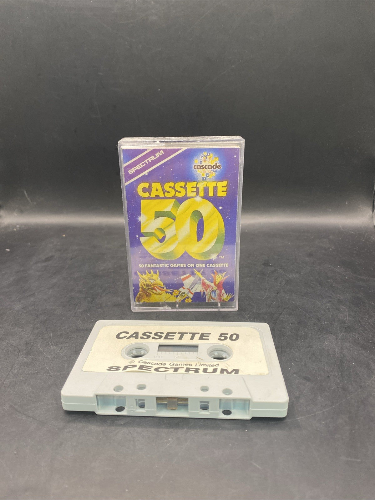 ZX SPECTRUM Vintage Game CASSETTE 50  ©1983 Cascade Games 1980s Computer Retro