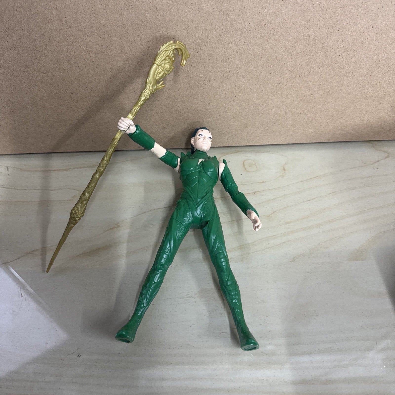 POWER RANGERS 6.5" RITA REPULSA FIGURE WITH SPINNING STAFF BANDAI 2017