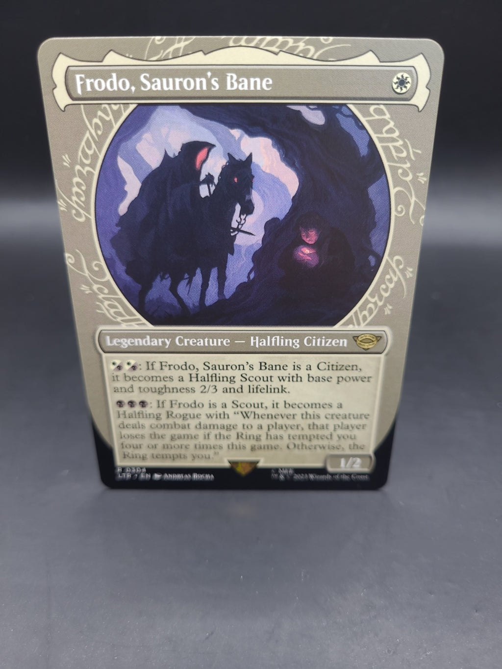Frodo, Sauron's Bane LTR 0304 Regular Near-mint Magic: The Gathering Single