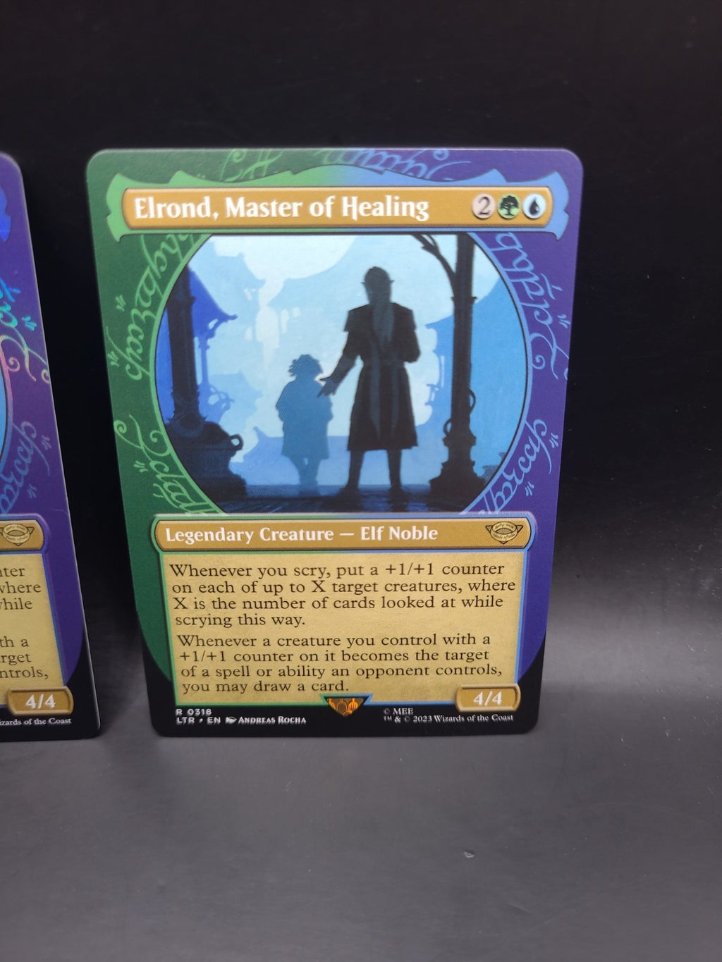 Elrond, Master of Healing 0318 Showcase Foil & Reg Lord Of The Rings LTR MTG NM
