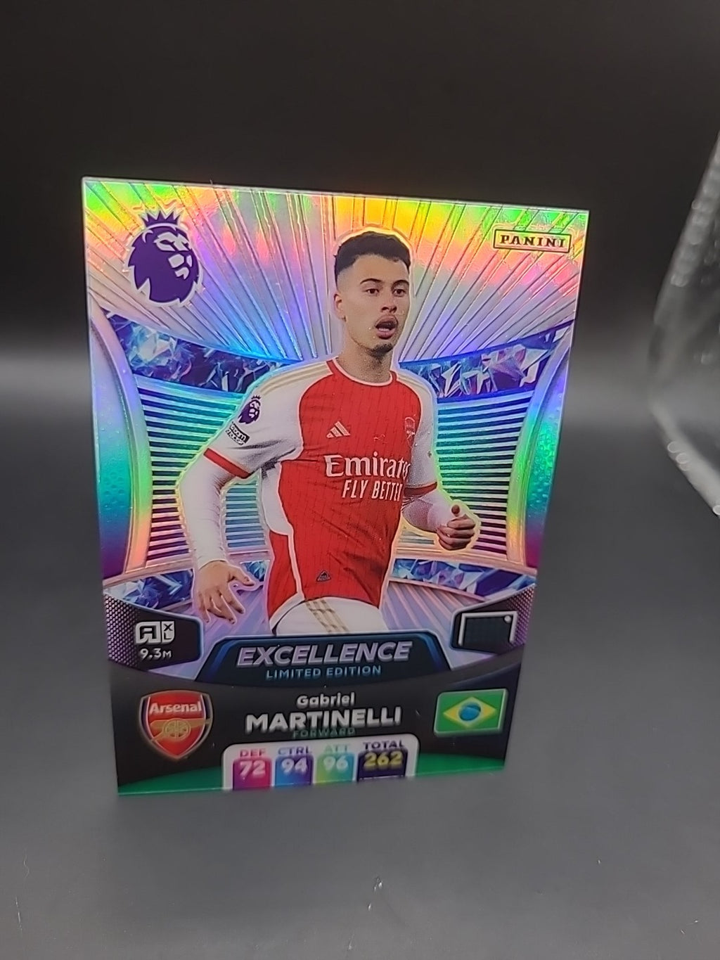 Panini Adrenalyn XL PL 2024 Gabriel Martinelli Excellence Limited Edition Card