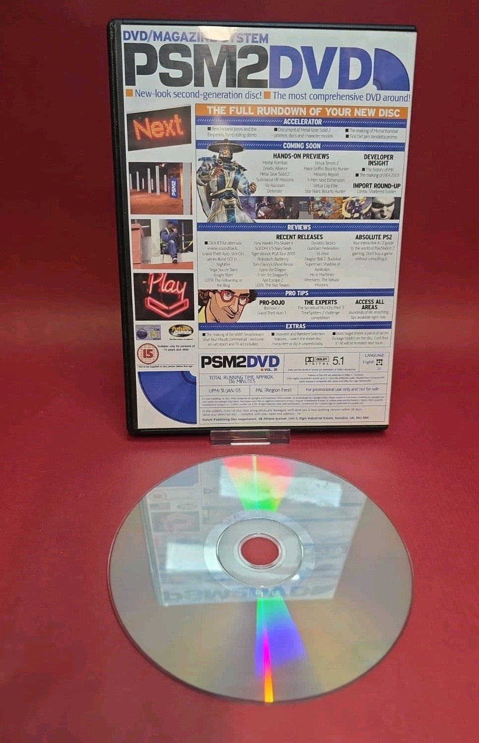 52407 Volume 31 PSM2 DVD Playstation 2 Magazine - Sony PS2 Playstation 2 (2003) 