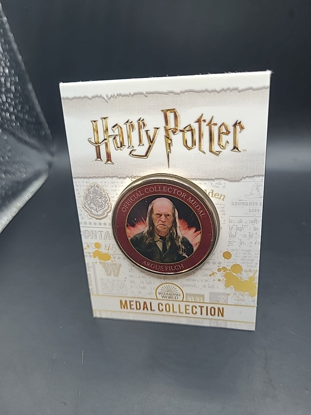 Harry Potter Medal Coin Collection - Characters - Argus Filch 