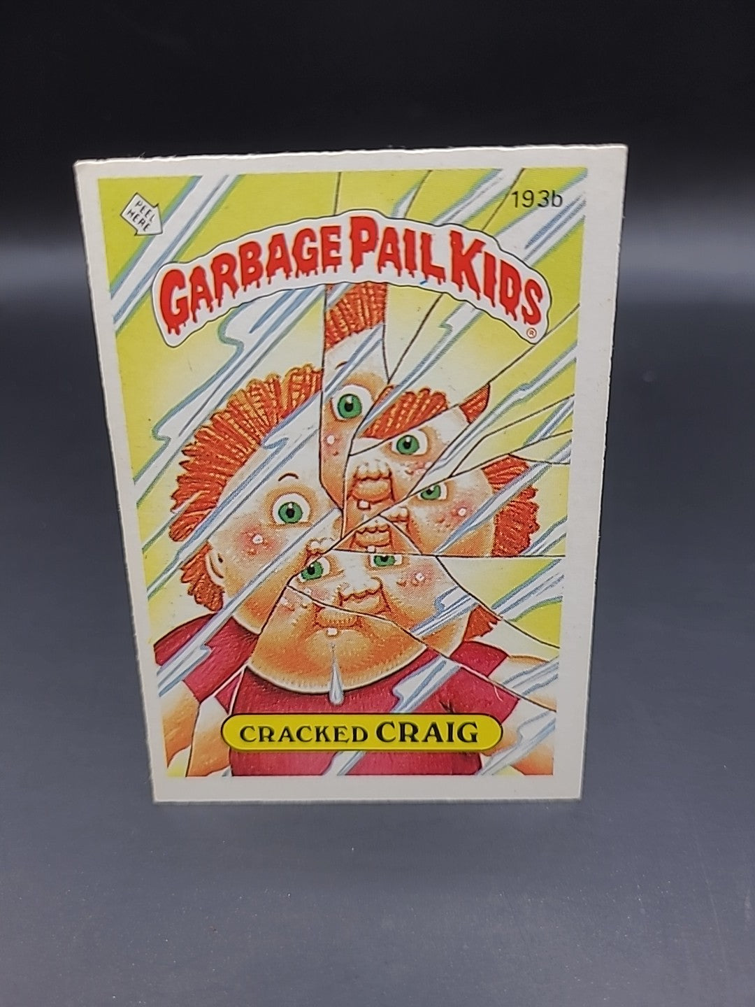 GARBAGE PAIL KIDS - CRACKED CRAIG - 193b - 1986 4th Series