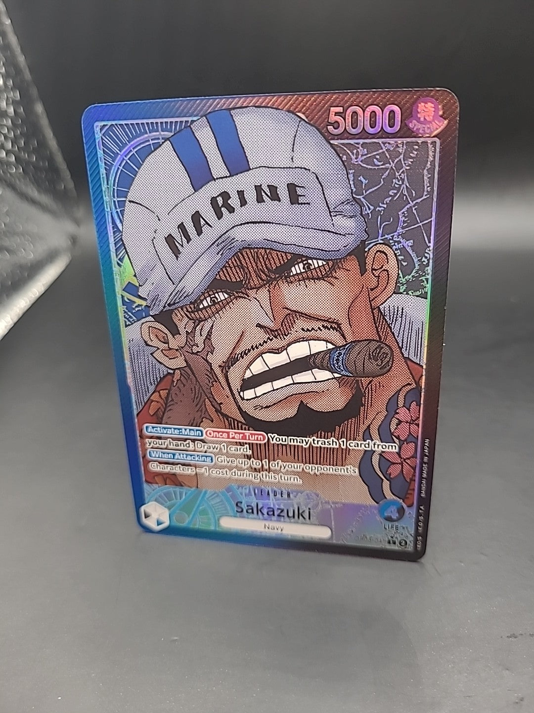 Sakazuki OP05-041 Alt Art Leader Awakening of the New Era English One Piece Card