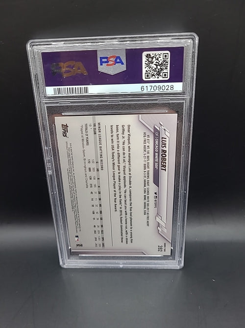 2020 Luis Robert Topps Series Two SP PSA 10 GEM #392 RC Rookie