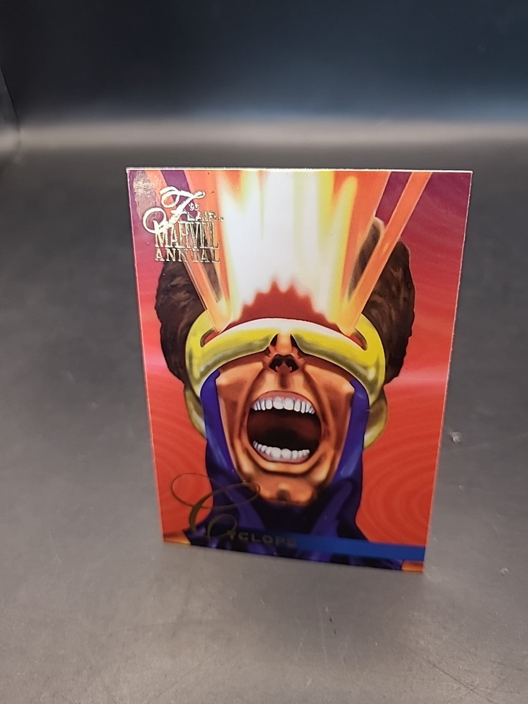 Cyclops 1995 Flair Marvel Annual Card #9 (NM)