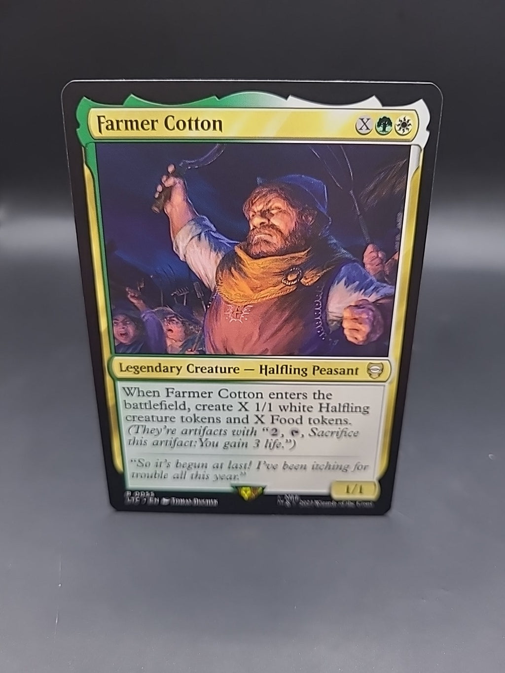 Farmer Cotton 0055 Non Foil Rare LOTR Commander MTG Near Mint