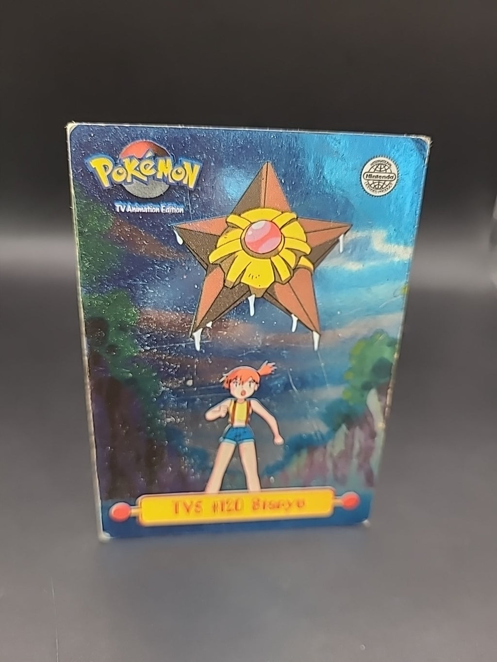 Pokemon TV5 120 Staryu Foil Card HP