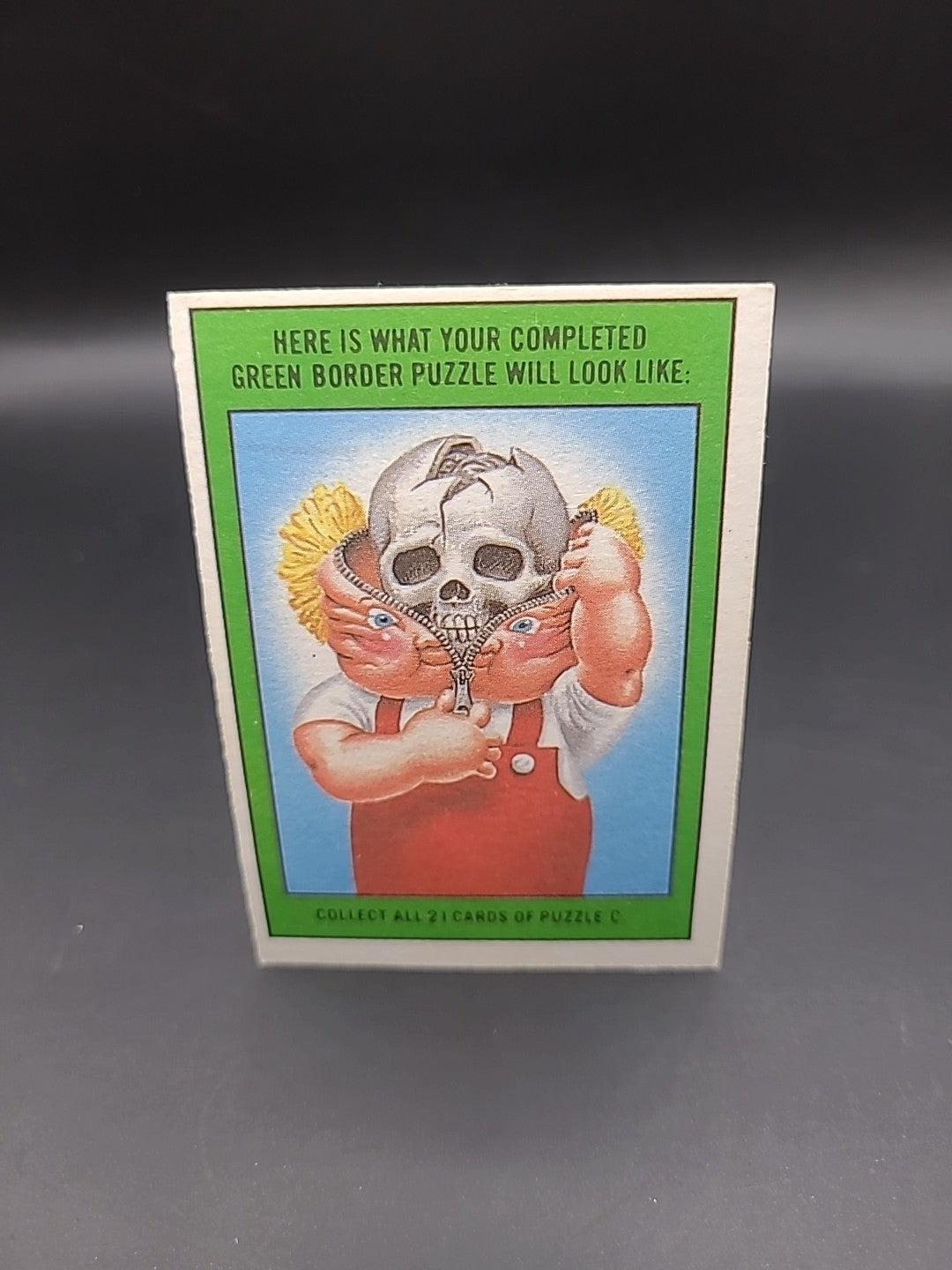 Garbage Pail Kids 187b Edible Ernie 1986 Topps Chewing Gum Inc. UK GPK
