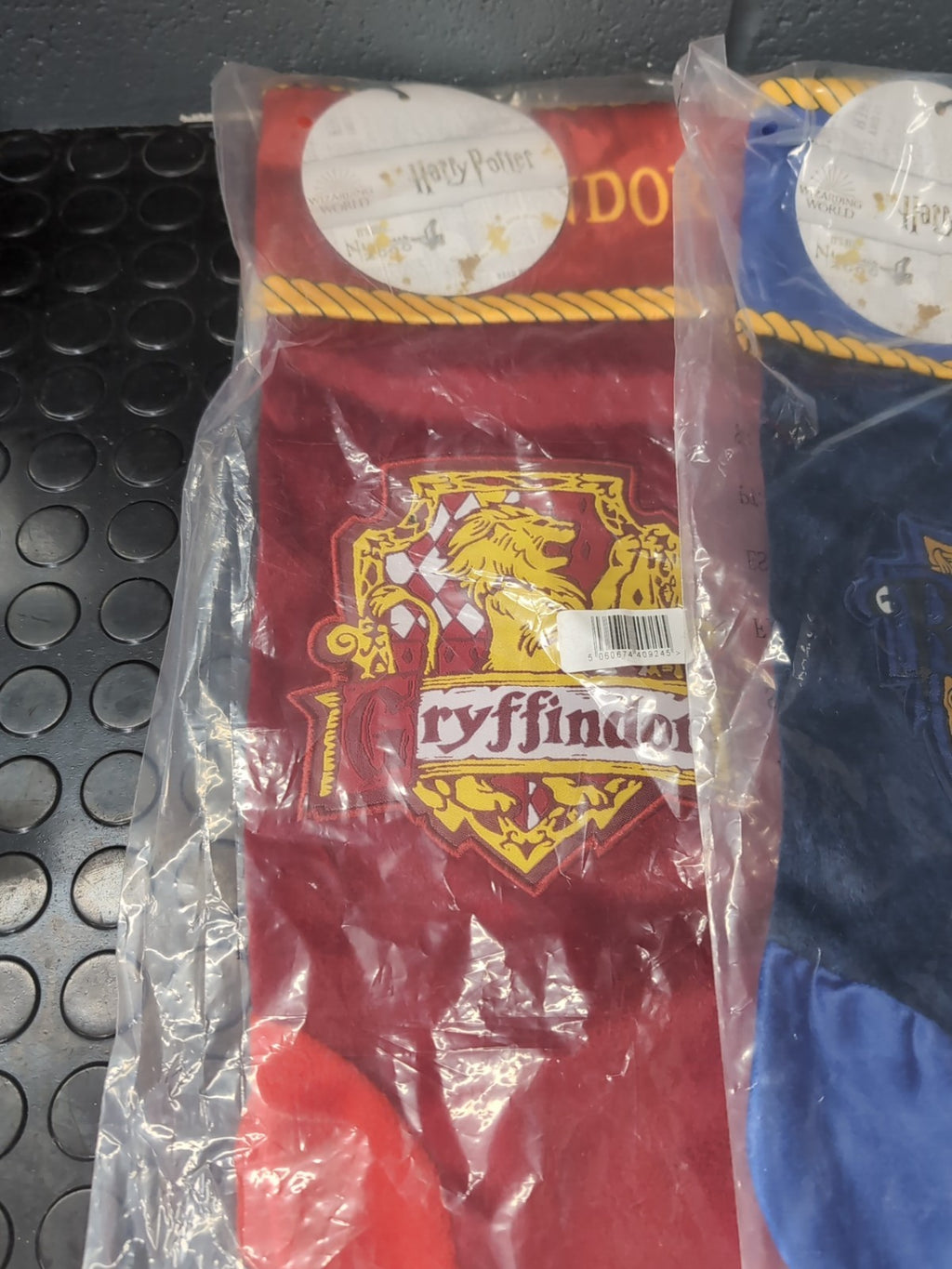 3x Harry Potter Wizarding World Stockings Hufflepuff/Gryffindor/Ravenclaw 19"