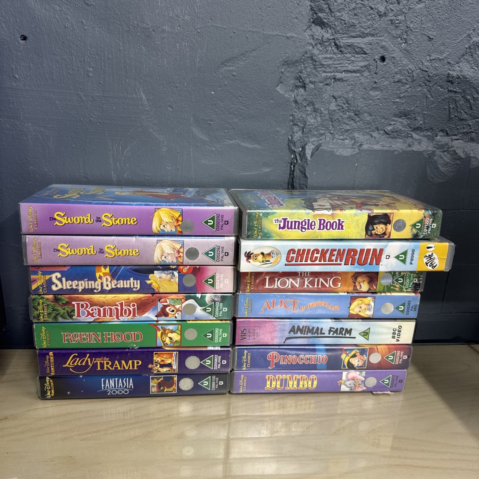 14 X Disney/kids VHS bundle