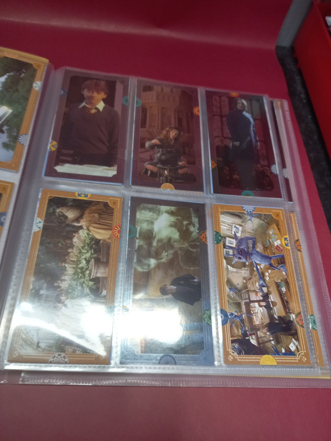 Harry Potter (Contact) Trading Card Album Complete With 140 Trading Cards 