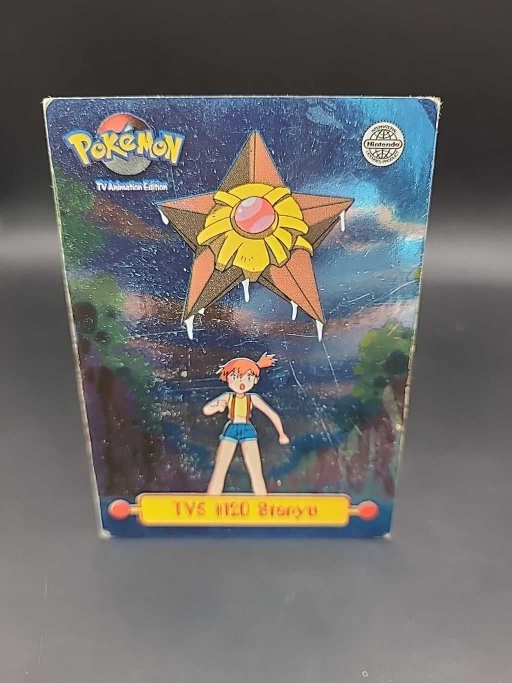 Pokemon TV5 120 Staryu Foil Card HP