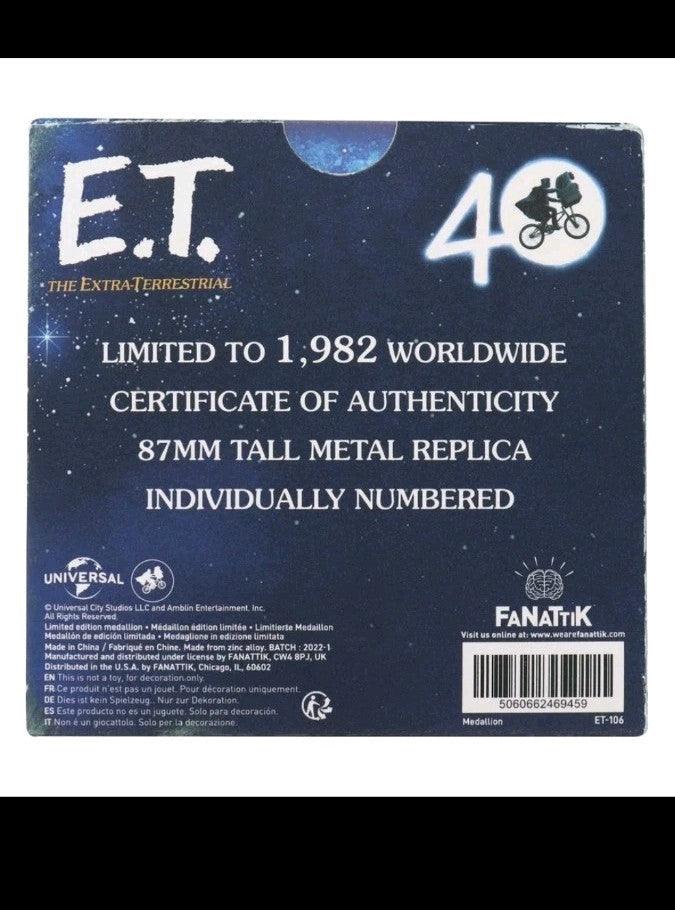 E.T. Limited Edtion 40th Anniversary 3D Spaceship Scaled Replica RARE