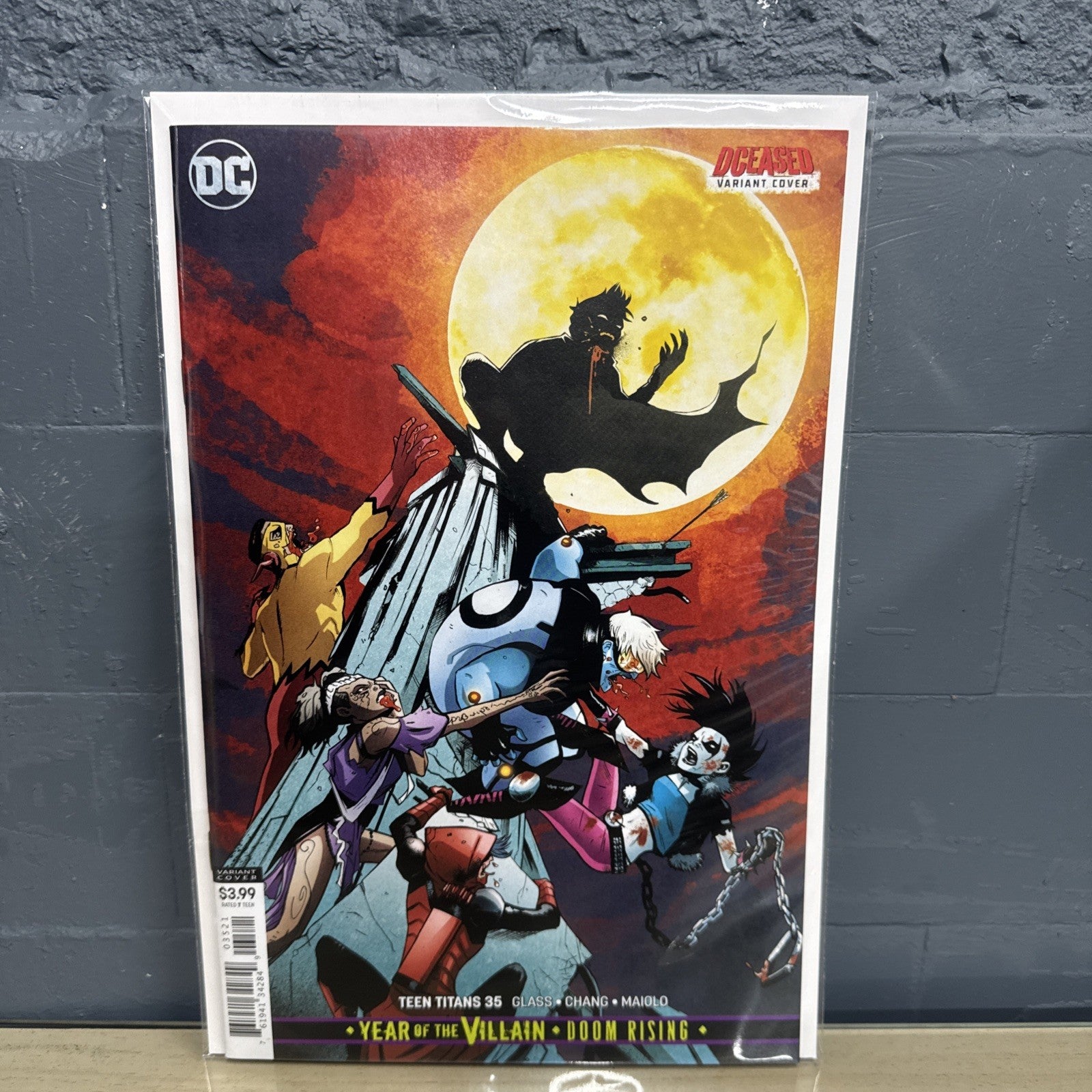 TEEN TITANS (2017) #35 Deceased Variant Cover