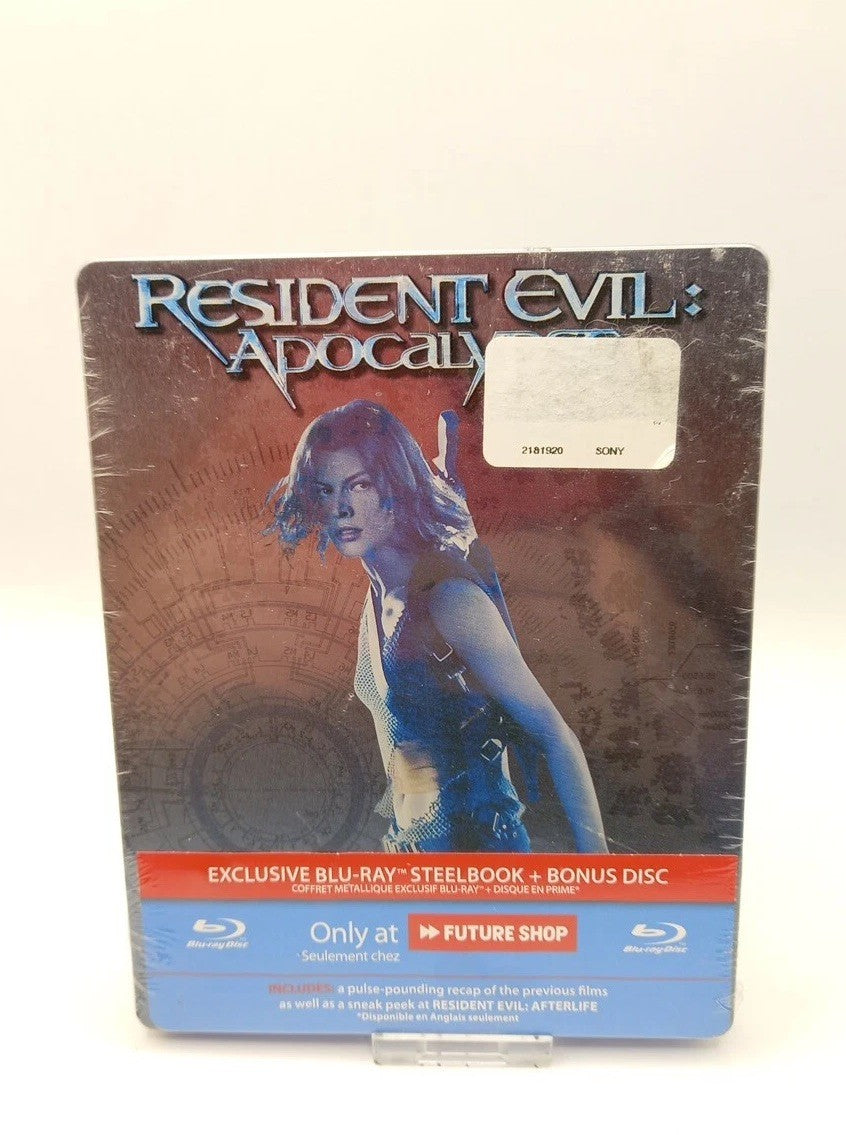 Resident Evil Apocalypse: Blu Ray Steelbook - New And Sealed