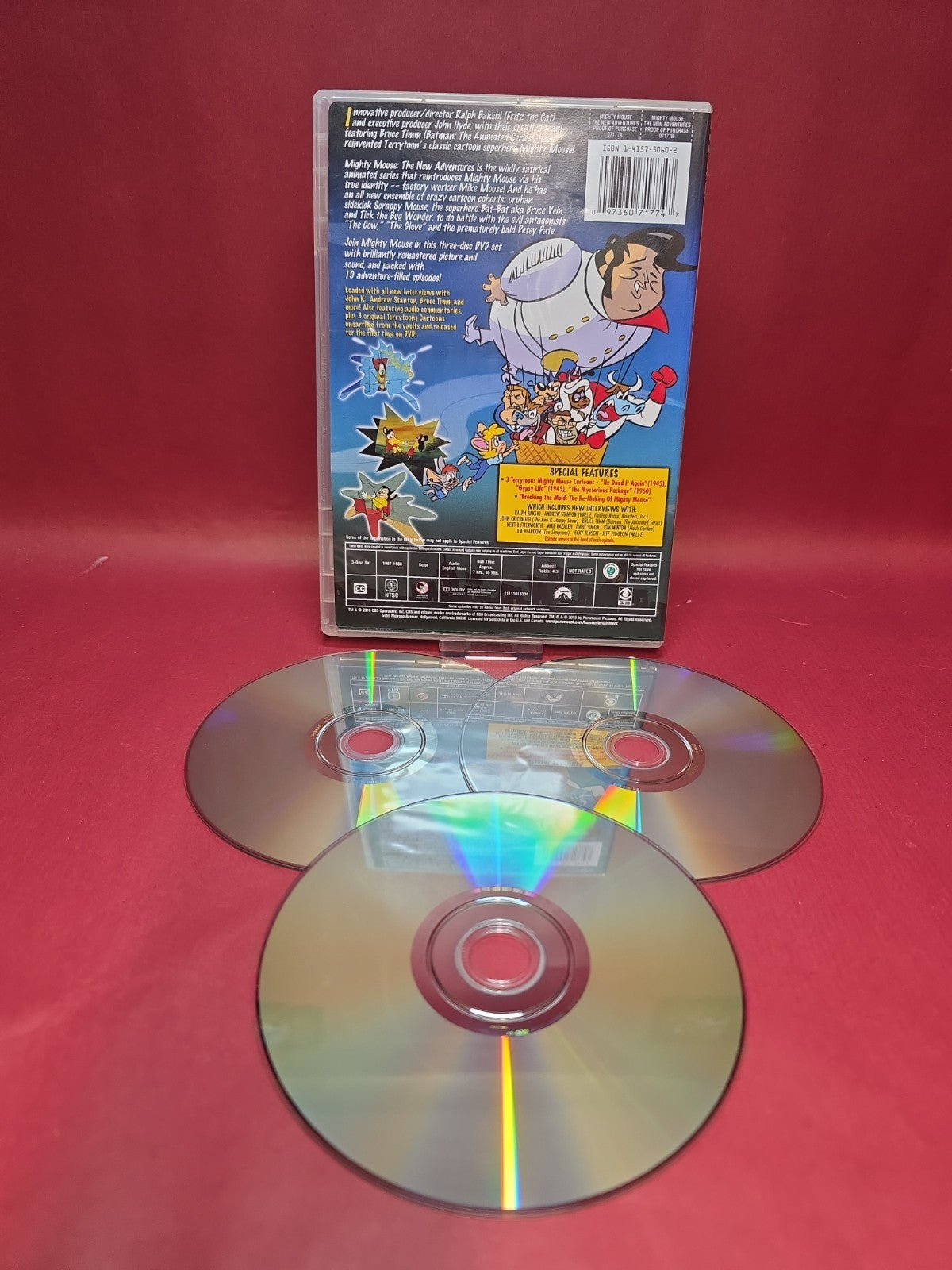 Mighty Mouse The New Adventures: Complete Series (DVD, 2010) animated action 