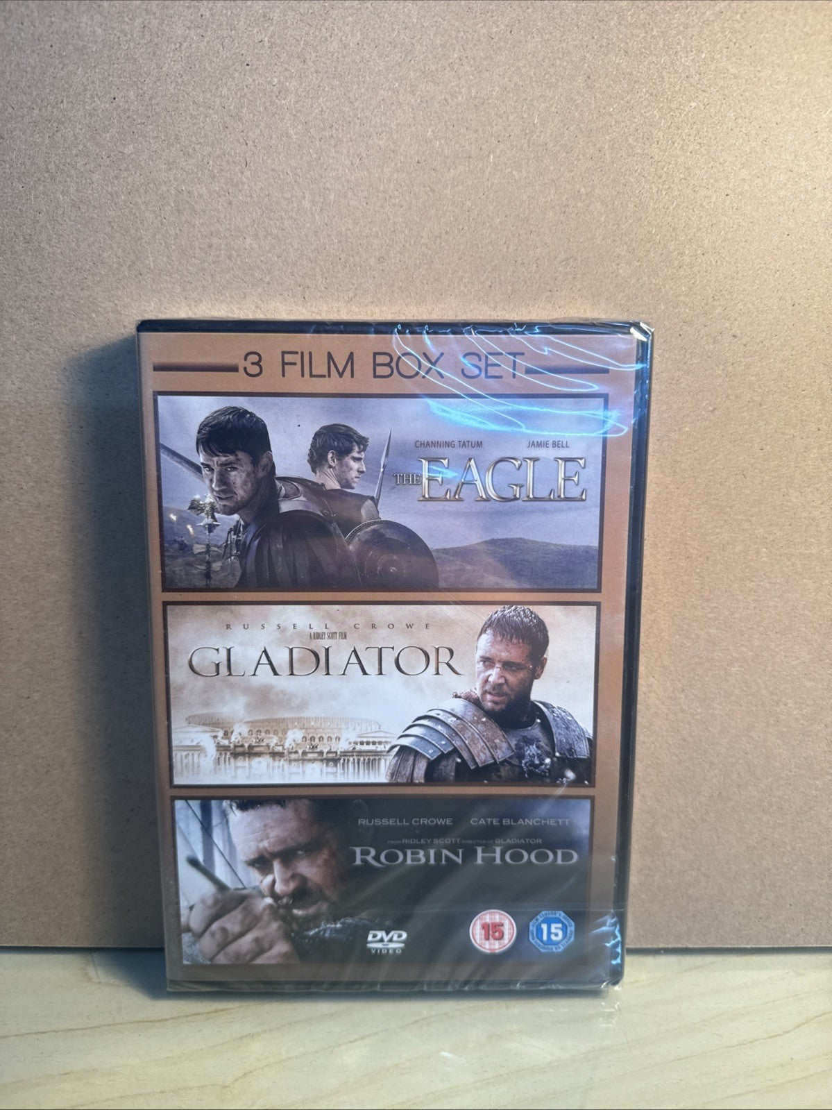 The Eagle , Gladiator , Robin Hood  Dvd New Sealed
