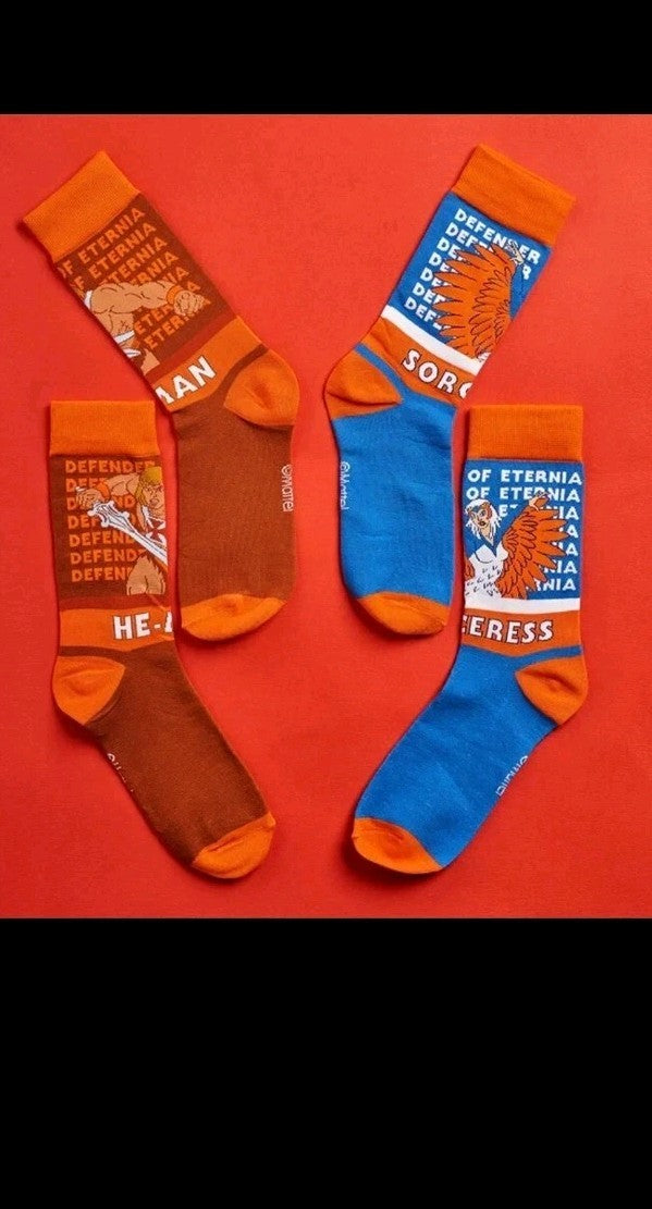 HE-MAN THE MASTERS OF THE UNIVERSE ‘NICE’ 12 DAYS OF SOCKS ADVENT CALENDAR Xmas 