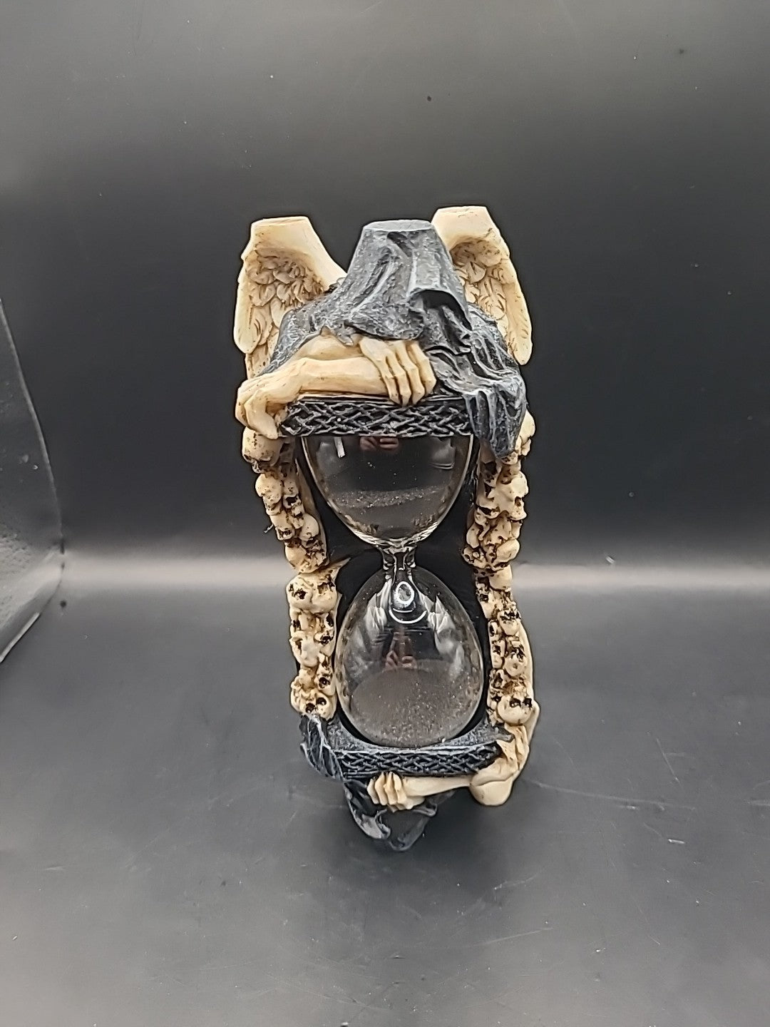 ‘The Reaper Sleeps’ Double Grim Reaper Sand Timer from Nemesis Now