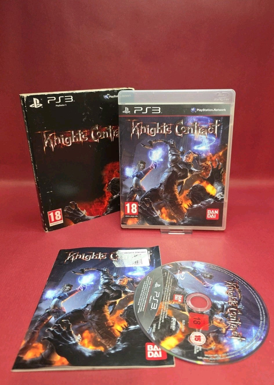 Knights Contract - Sony PlayStation 3 PS3 - w/Manual