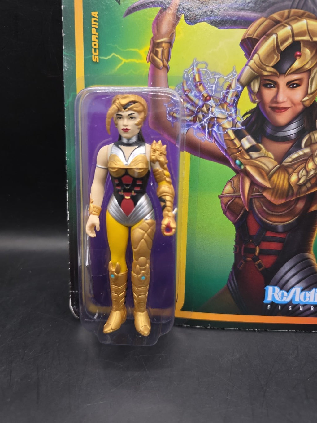 Mighty Morphin Power Rangers Scorpina ReAction Figure 10cm Brand New Sealed