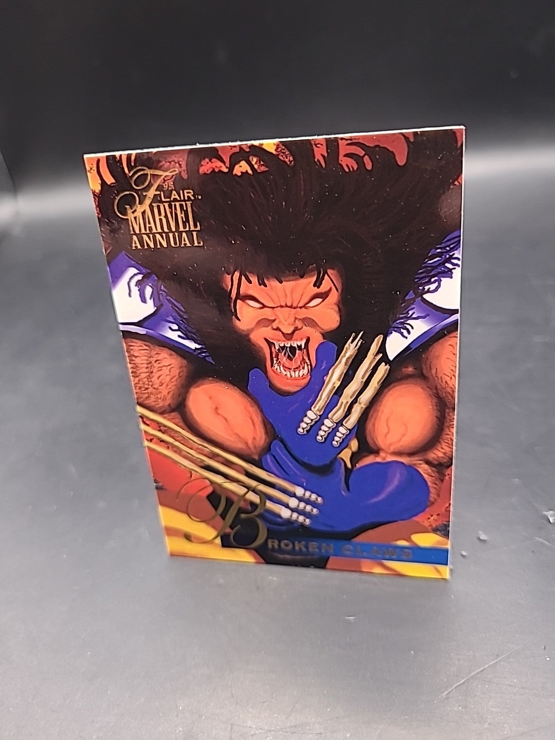 Broken Claws_ Marvel Annual Flair 1995_Card_ Excellent