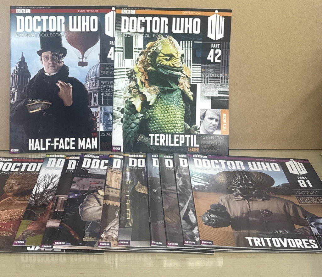 Doctor Dr Who Figurine Collection Magazine Bundle x32 ((Magazines Only))