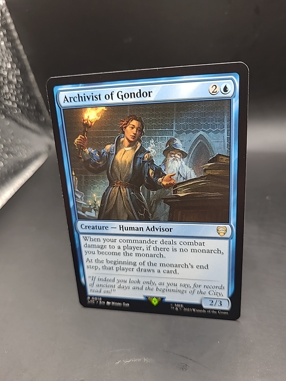 Archivist of Gondor - R0101 - Extended Art - LOTR - MTG Regular