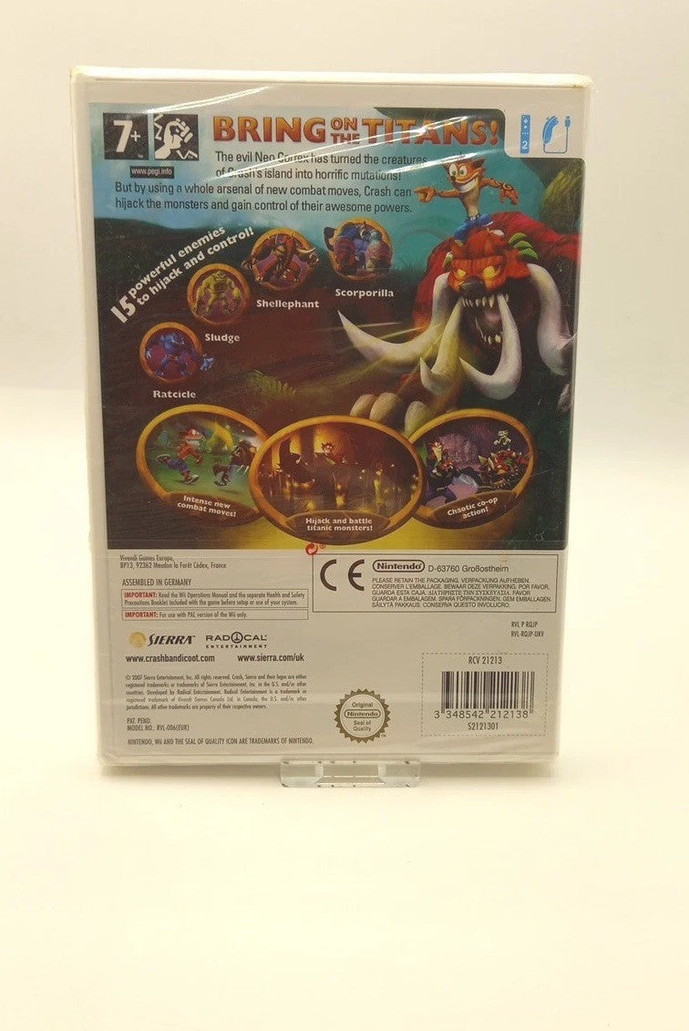 Crash of the Titans (Nintendo Wii, 2007) NEW & SEALED