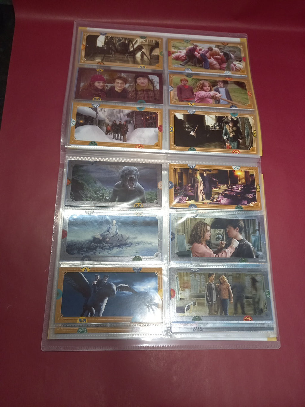 Harry Potter (Contact) Trading Card Album Complete With 140 Trading Cards 