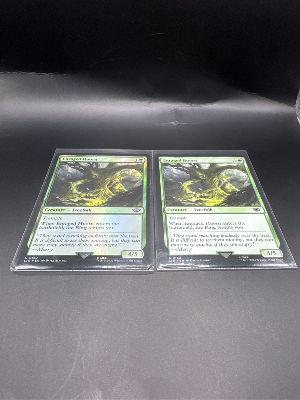 [MTG] Enraged Huorn Foil + 1 Regular Card C0162