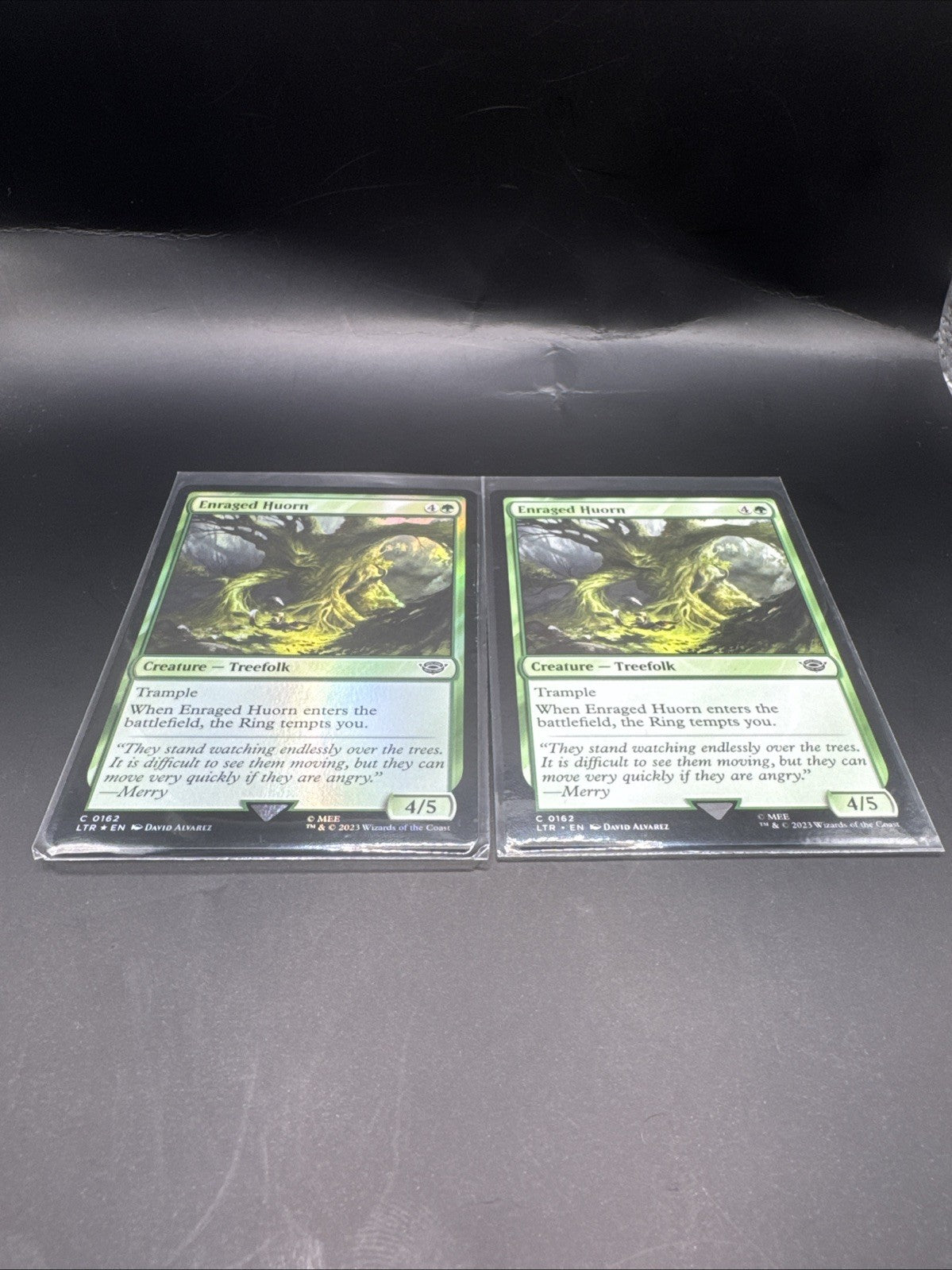 [MTG] Enraged Huorn Foil + 1 Regular Card C0162