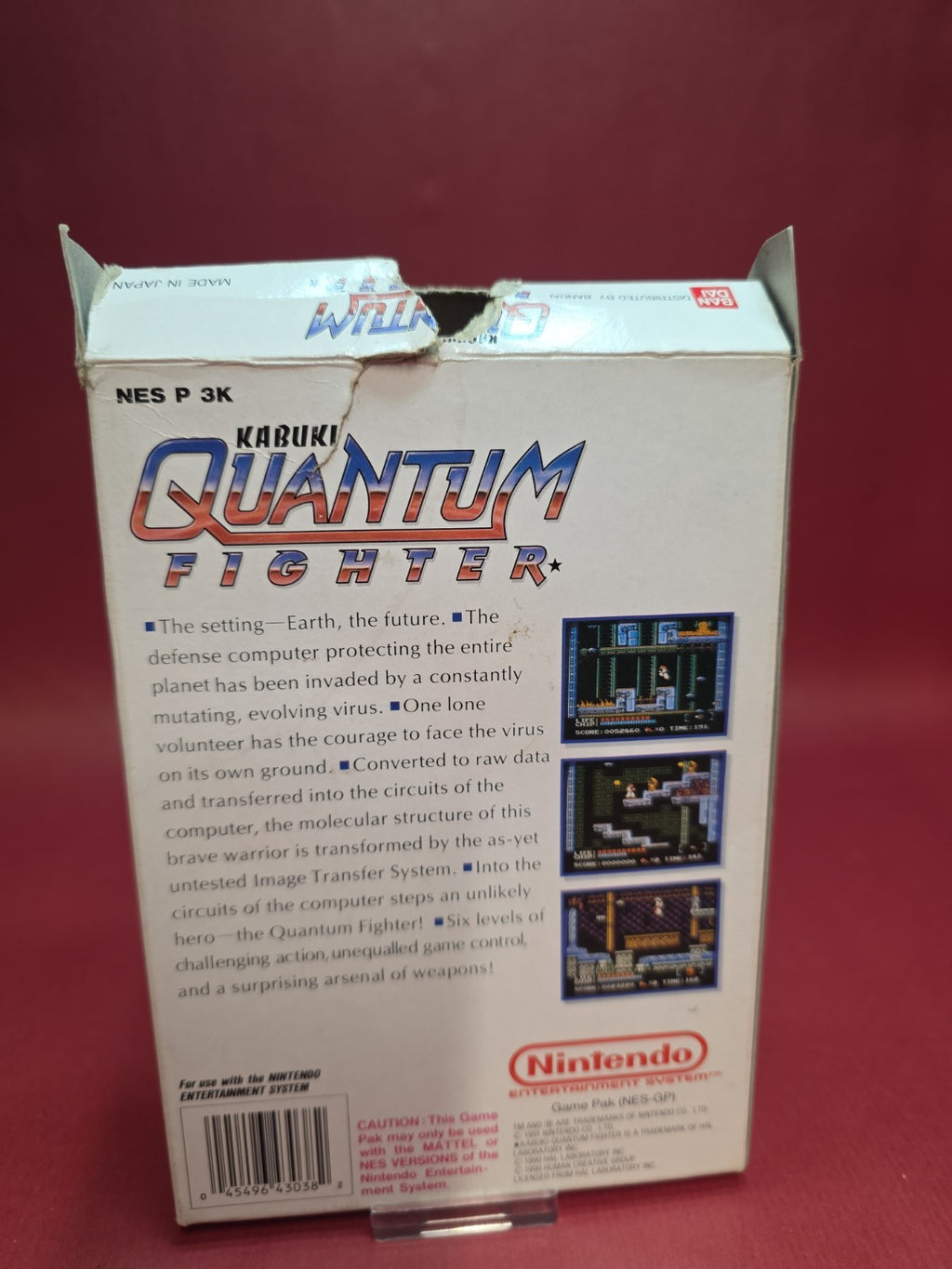 Kabuki Quantum Fighters - Nintendo NES - PAL A - NES-3K-UKV  READ DESCRIPTION