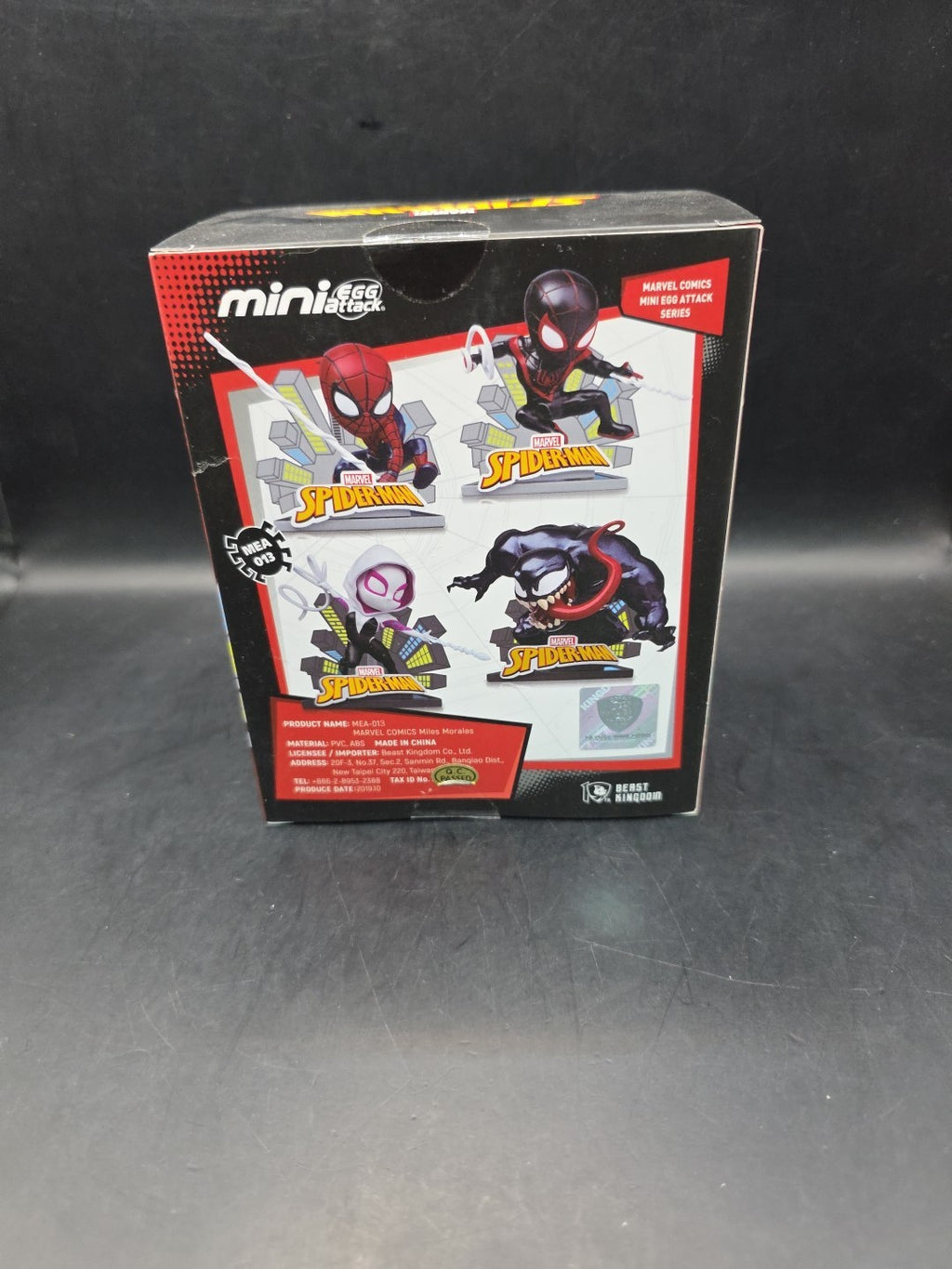 Marvel Miles Morales Mini Egg Attack Series 8cm Figure By Beast Kingdom