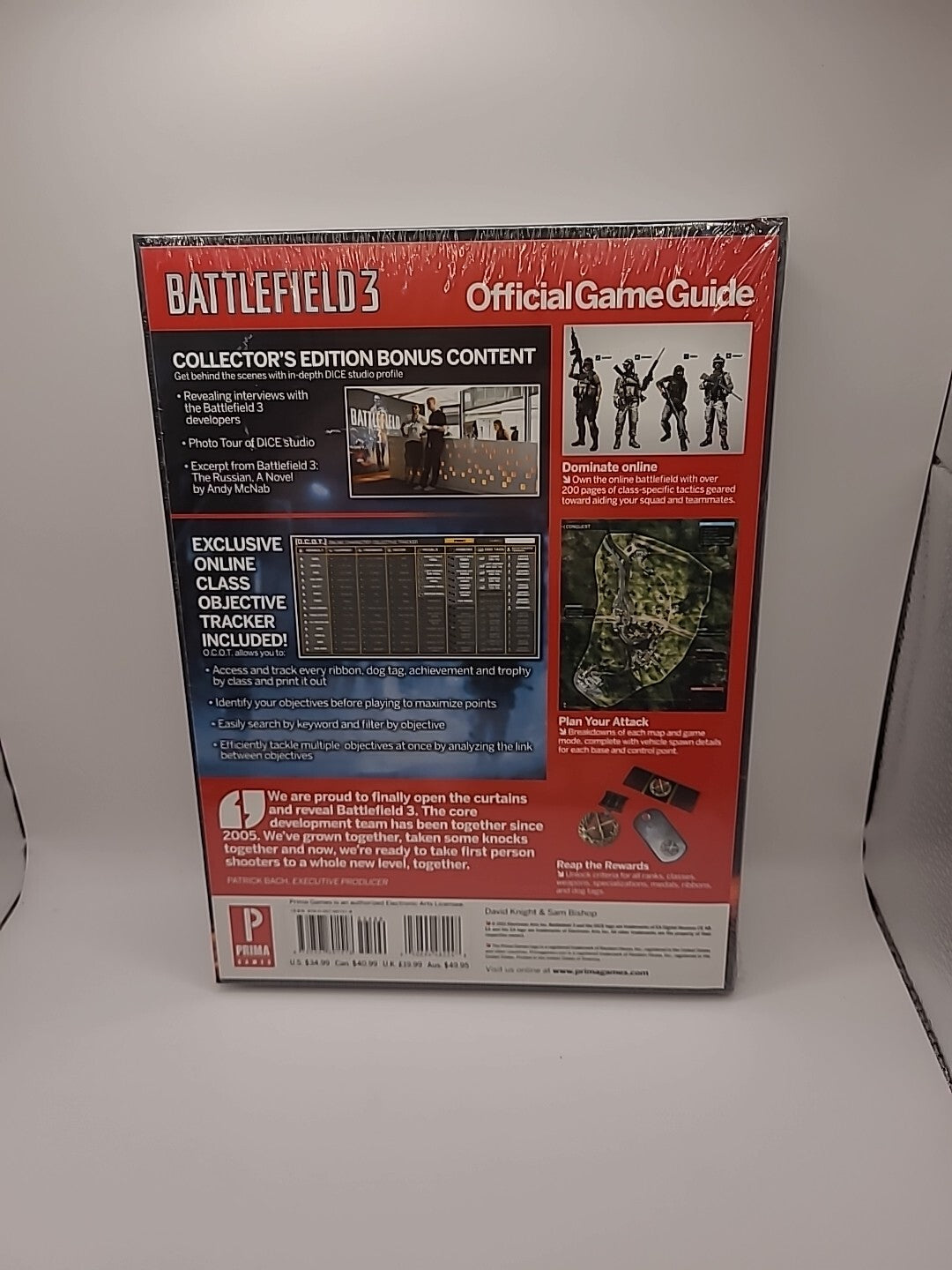 Battlefield 3 Collector's Edition Hardback Book Prima Official Game Guide