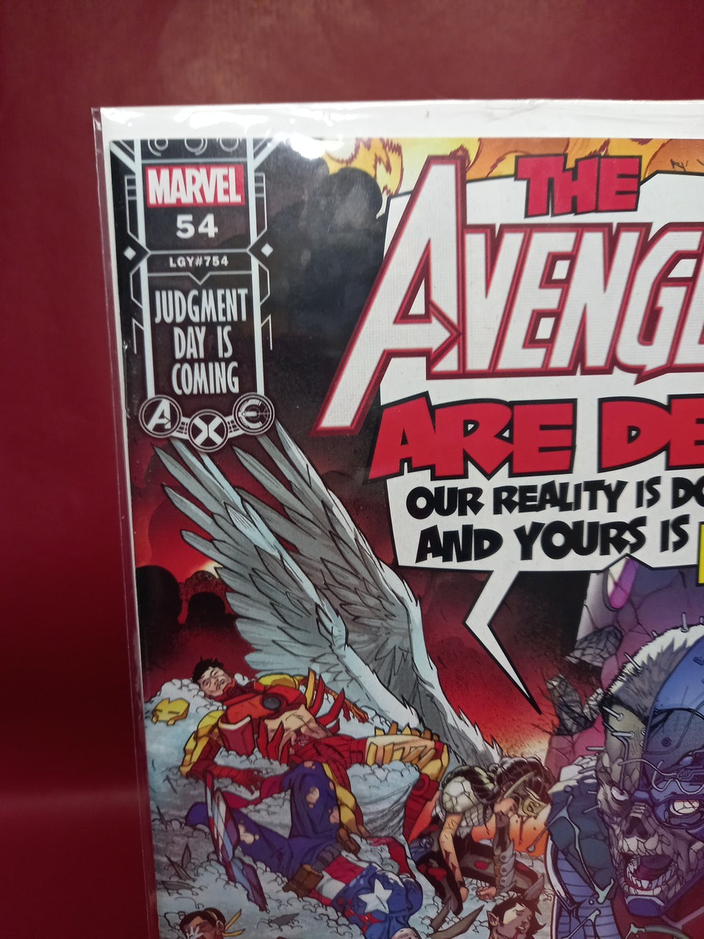 Marvel Comics:  THE AVENGERS #54 (LGY #754) May 2022  'The Death Hunters: End'