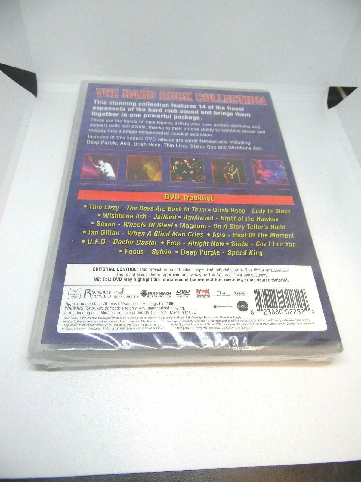 Various Artists - Hard Rock Collection (DVD, 2006) New & Sealed