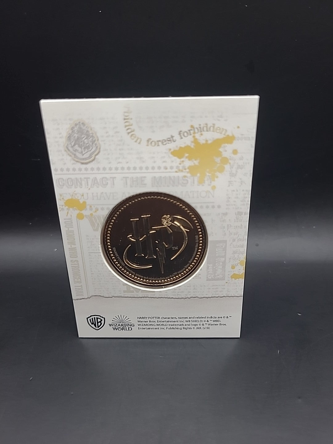 Harry Potter Medal Coin Collection - Artefacts And Spells - Goblet Of Fire Cup 