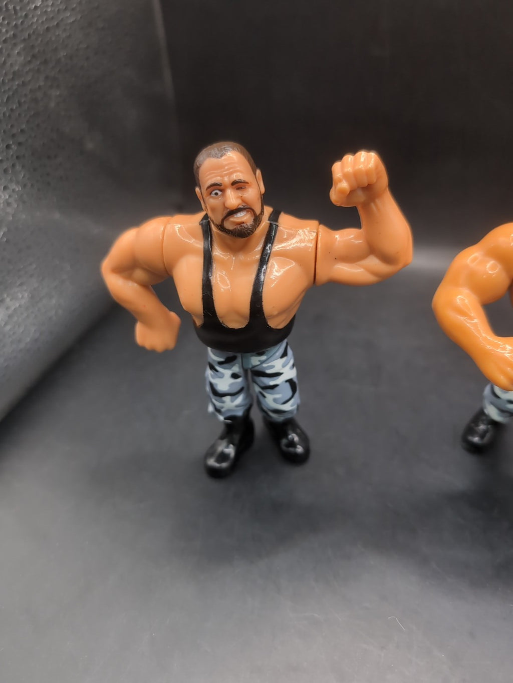 3 X WWF Hasbro Wrestling Figures The Bushwhackers & Tatanka