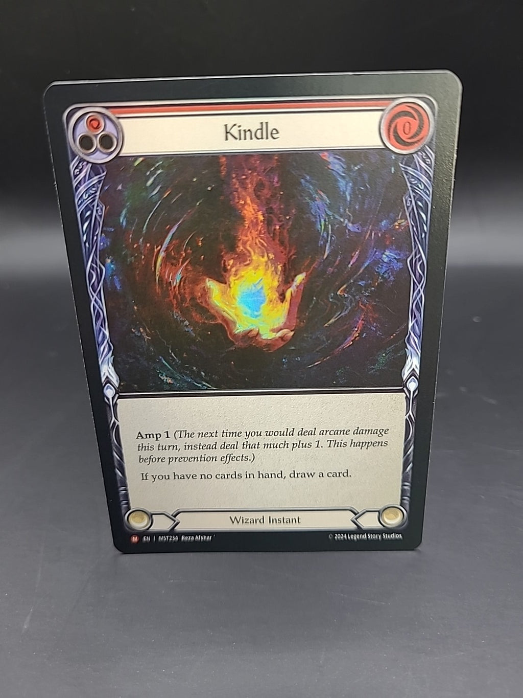 Flesh and Blood TCG Kindle MST234 Majestic Rainbow Foil LP