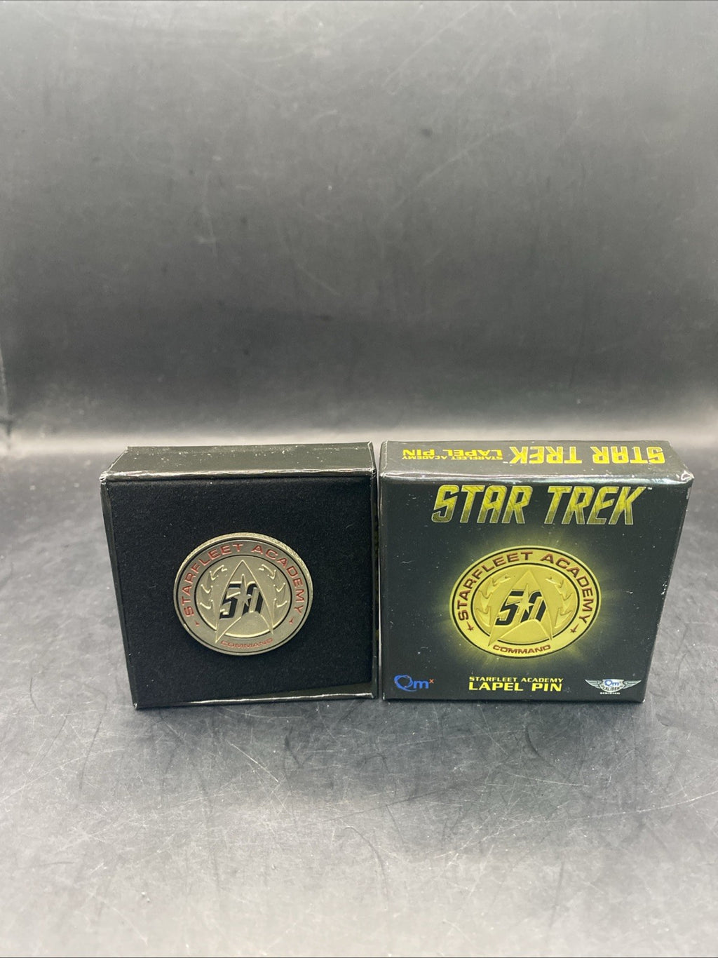 Star Trek Starfleet Academy 50th Anniversary Lapel Pin in Box