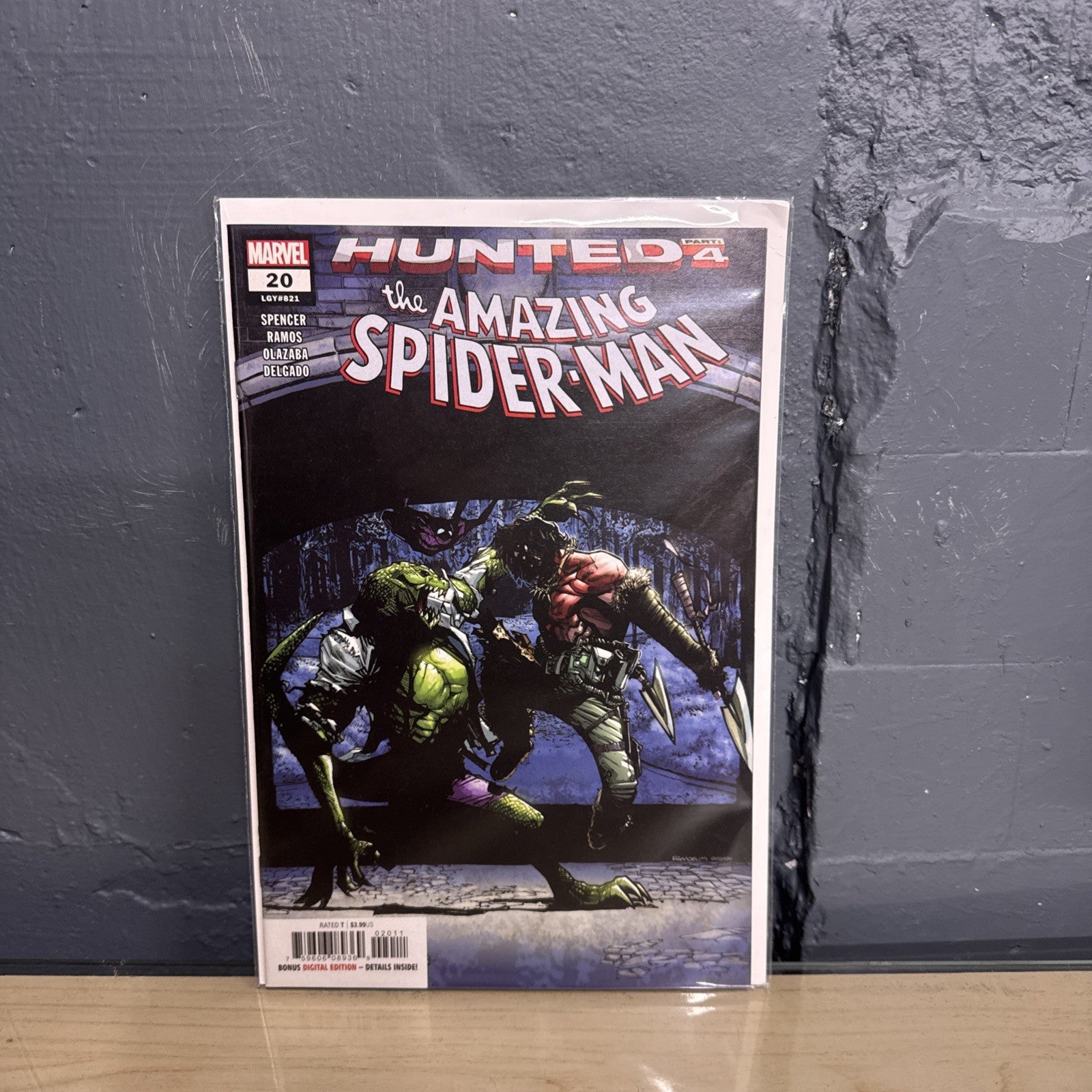 THE AMAZING SPIDER-MAN #20 LGY #821 (2018) VF/NM MARVEL