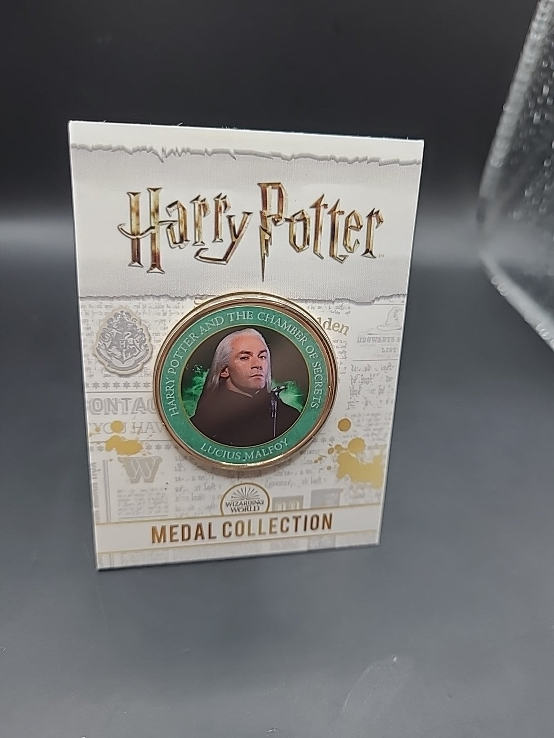 Harry Potter Medal Coin Collection - Chamber Of Secrets - Lucius Malfoy 