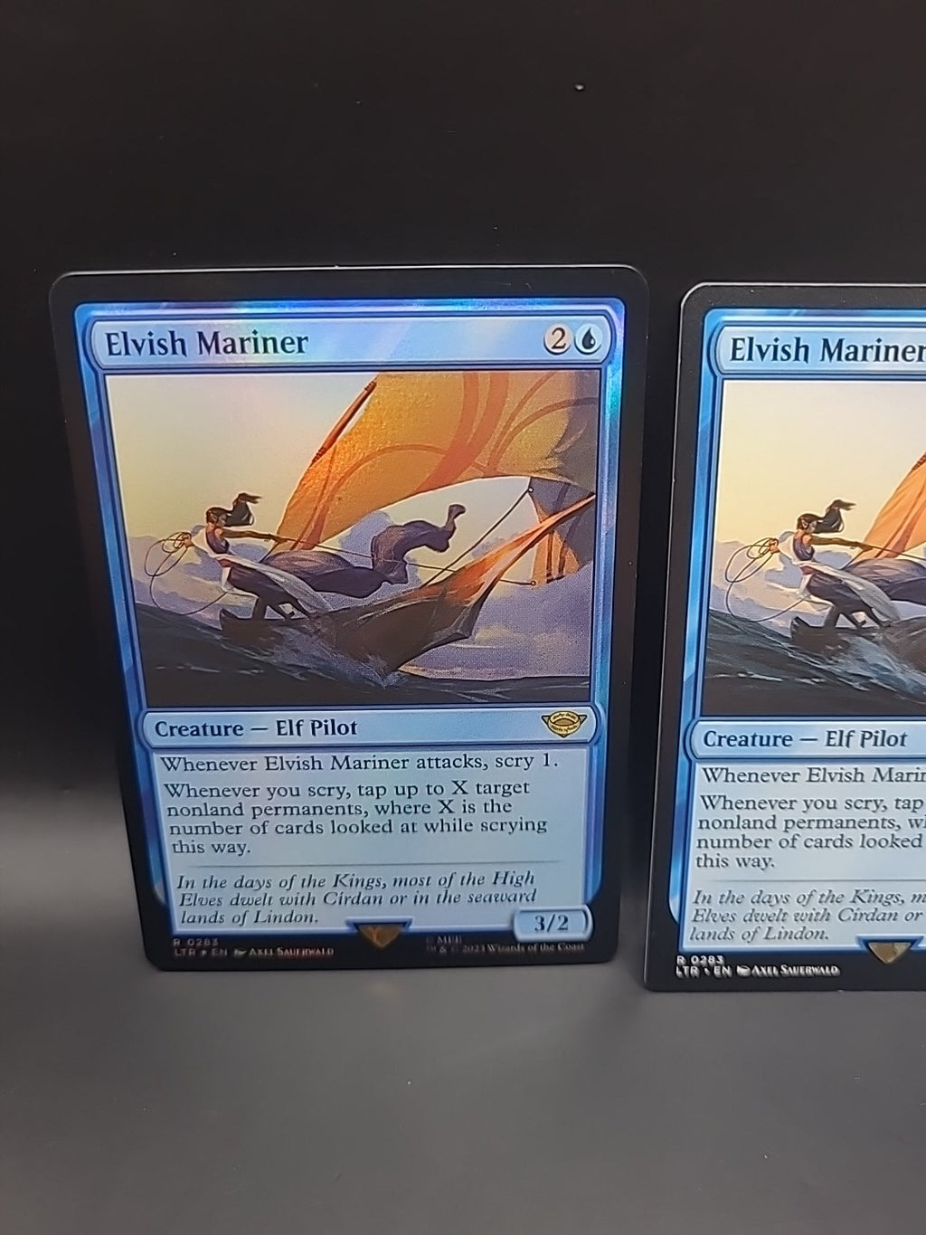 Magic The Gathering MTG ELVISH MARINER FOIL & REGULAR -LOTR NM/M - R 0283