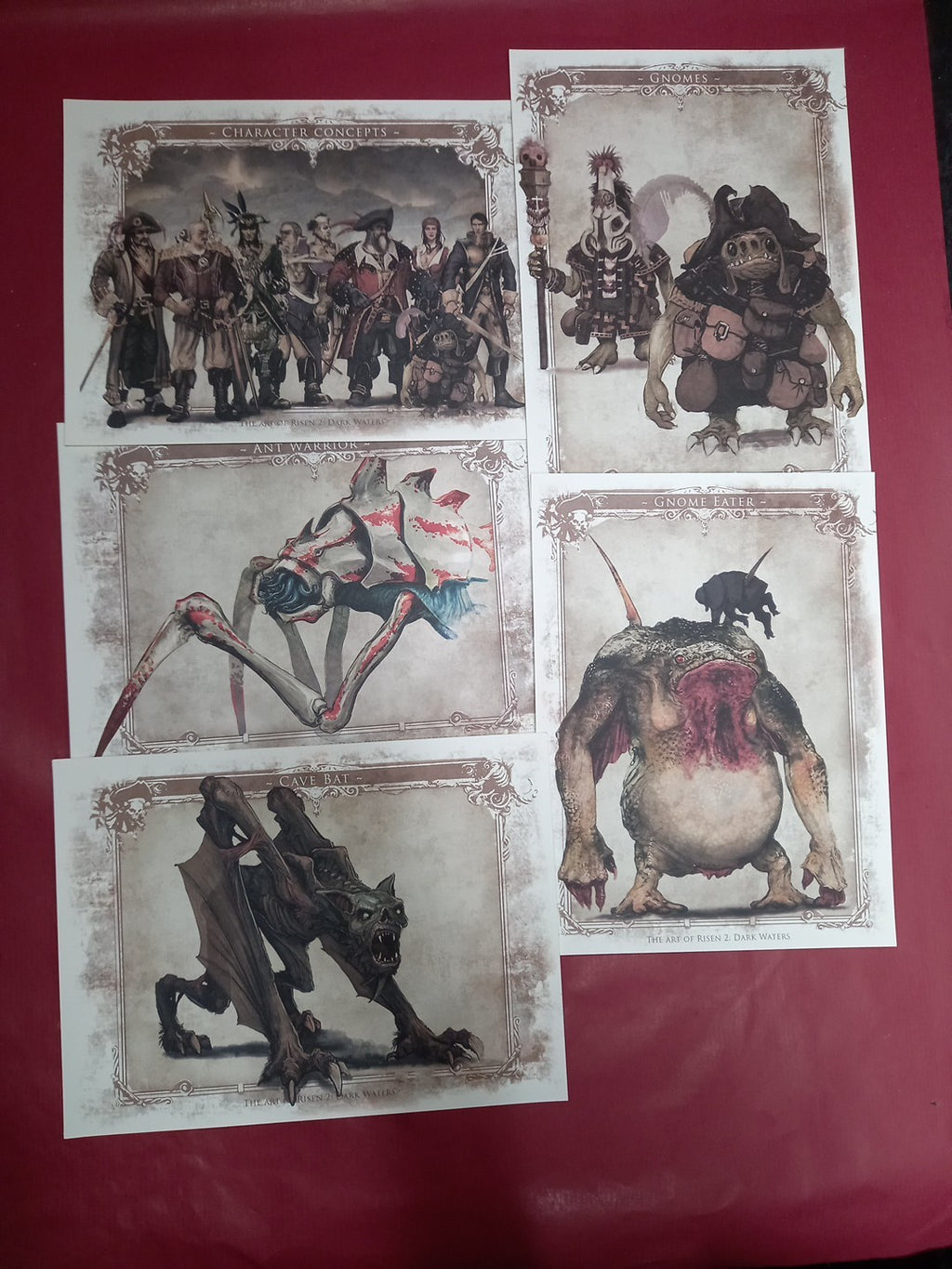 The Art Of Risen 2 Dark Waters Artwork Cards Collector's Edition Promo