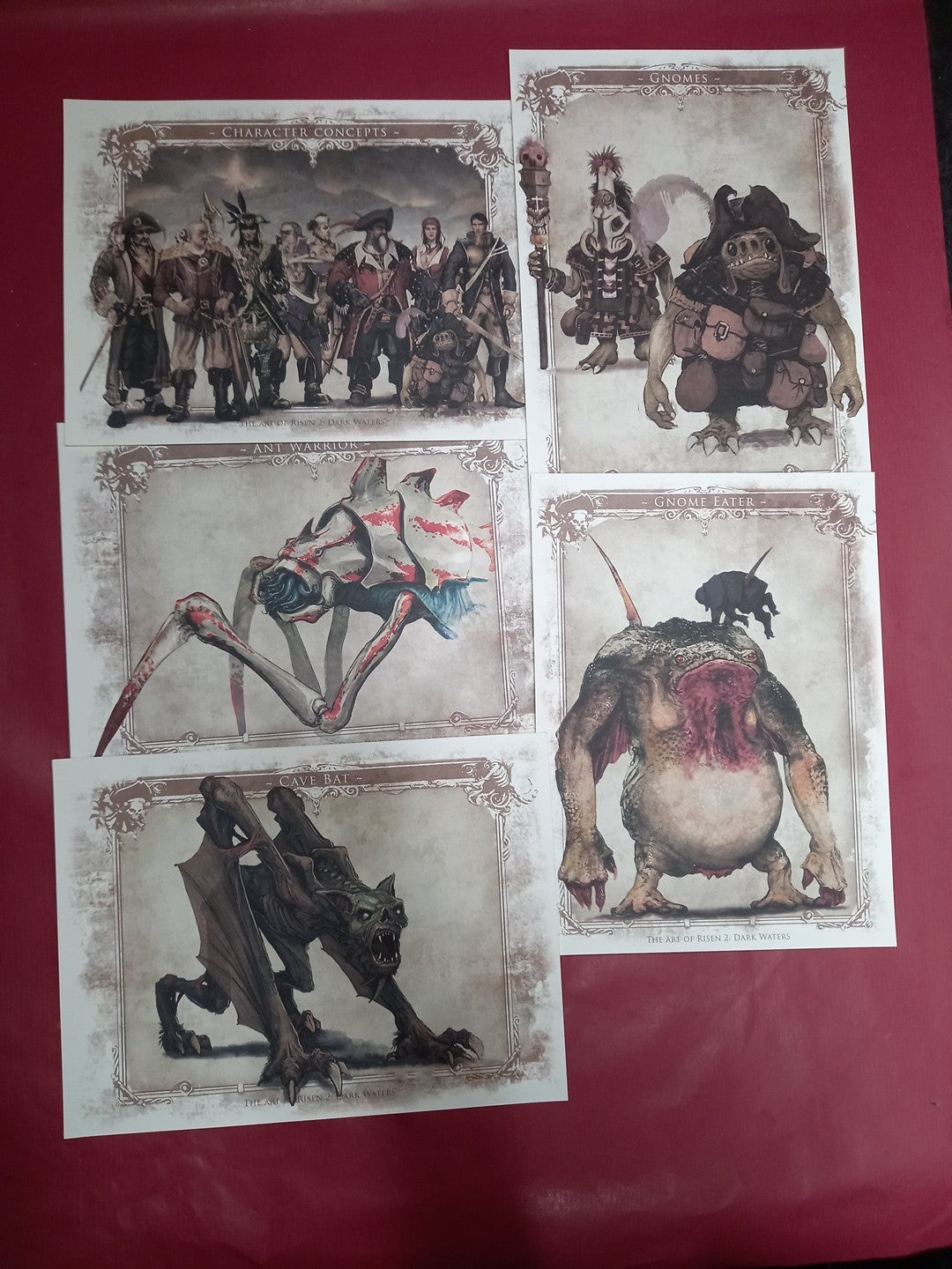 The Art Of Risen 2 Dark Waters Artwork Cards Collector's Edition Promo